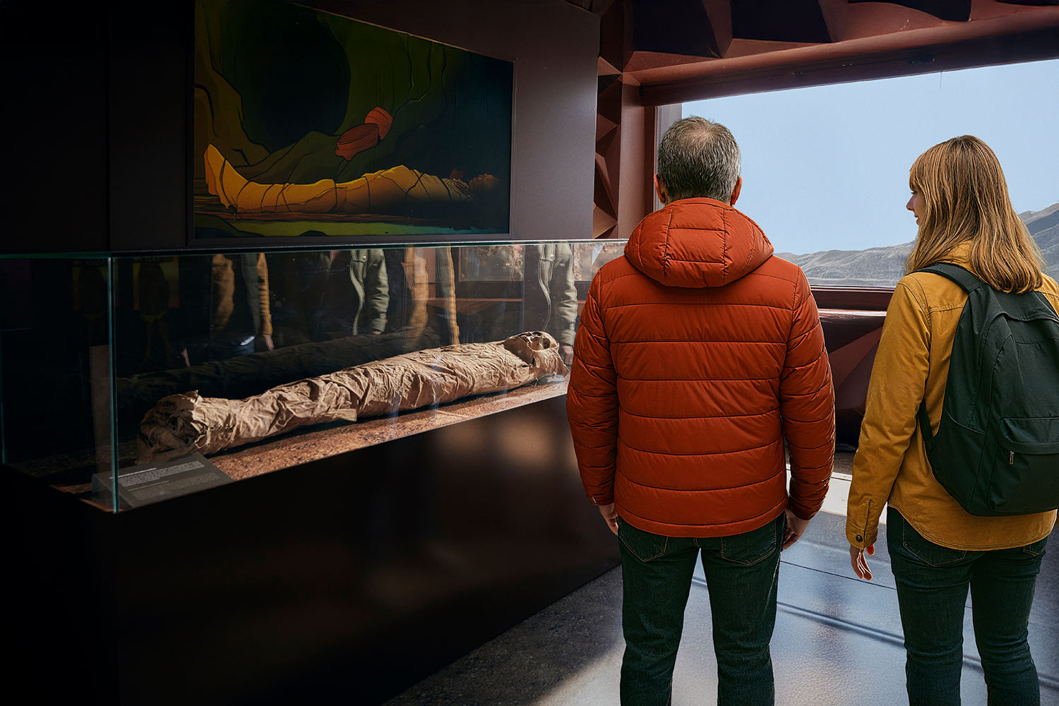 Mumia Guanczów na wystawie „Teide Legend Tour” Mumia Guanczów na wystawie „Teide Legend Tour”