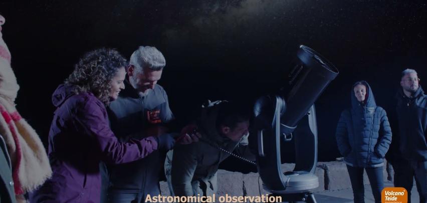 Observación astronómica en el Teide VIP + planetario