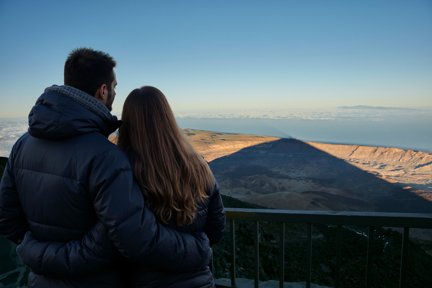 Der Schatten des Teide auf Teneriffa
