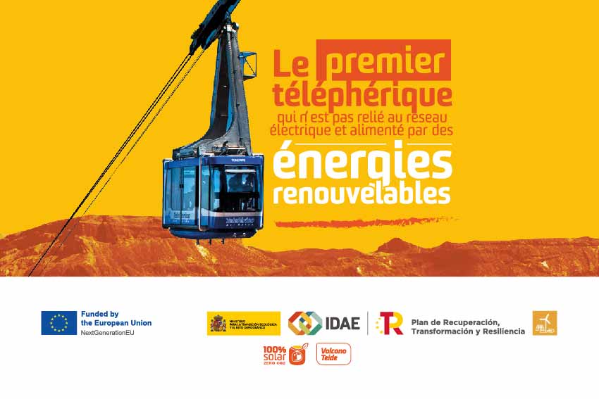 Le téléphérique du Teide fonctionne à 100 % avec l’énergie solaire renouvelable, sans être relié à un réseau électrique